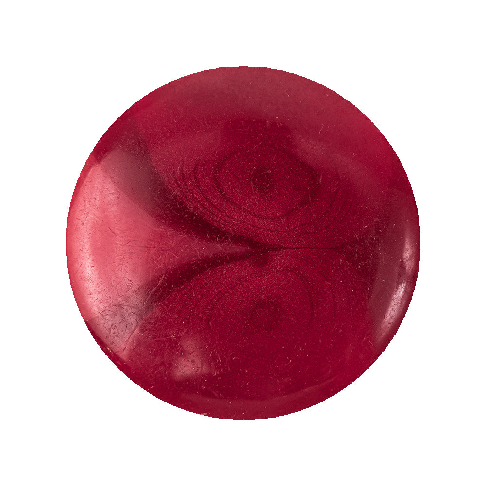 American Beauty Red Abstract Self-Shank Back Plastic Button - 44L/28mm American Beauty Red Abstract Self-Shank Back Plastic Button - 44L/28mm