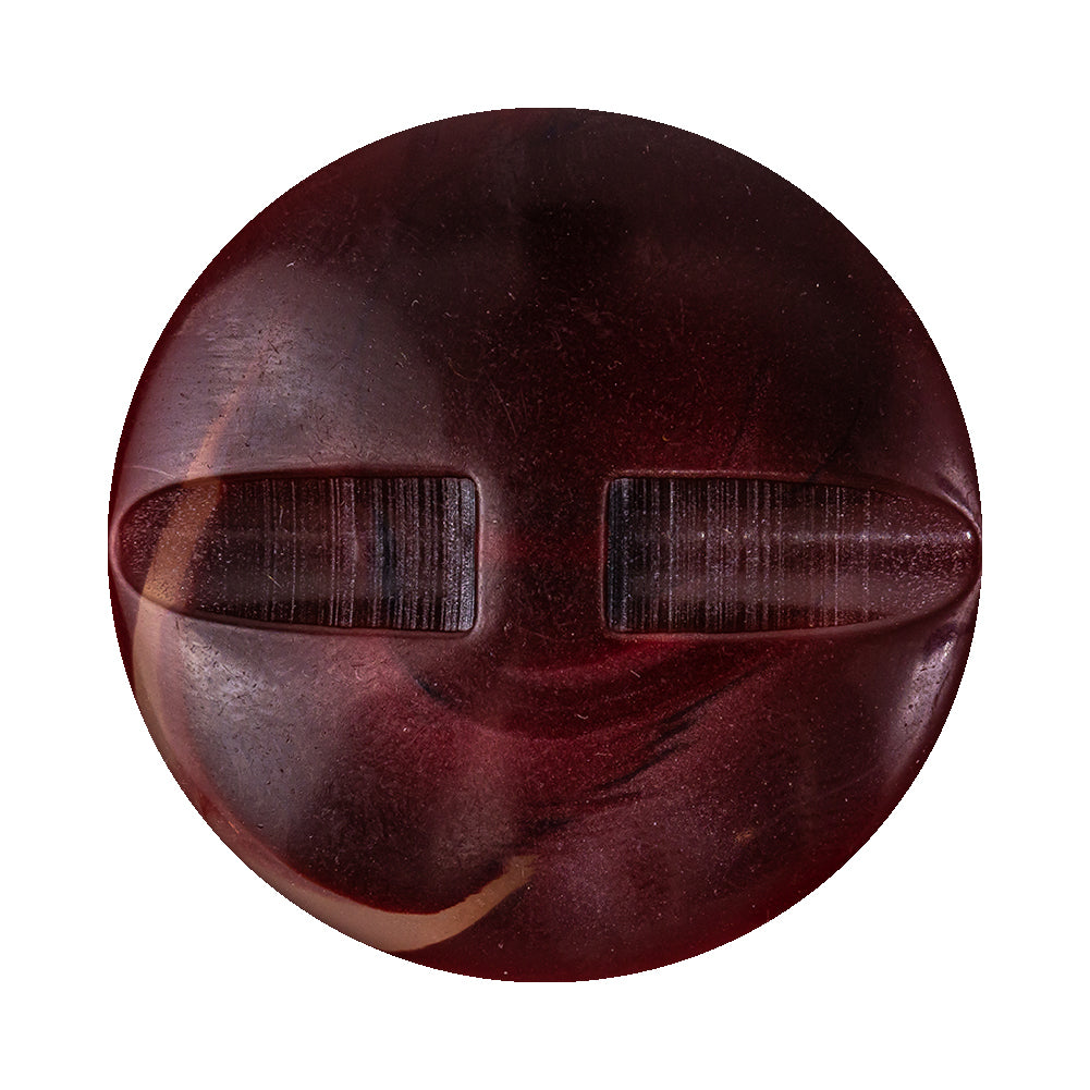 Deep Red Mystery Abstract Self-Shank Back Plastic Button - 54L/34mm Detail Deep Red Mystery Abstract Self-Shank Back Plastic Button - 54L/34mm Detail