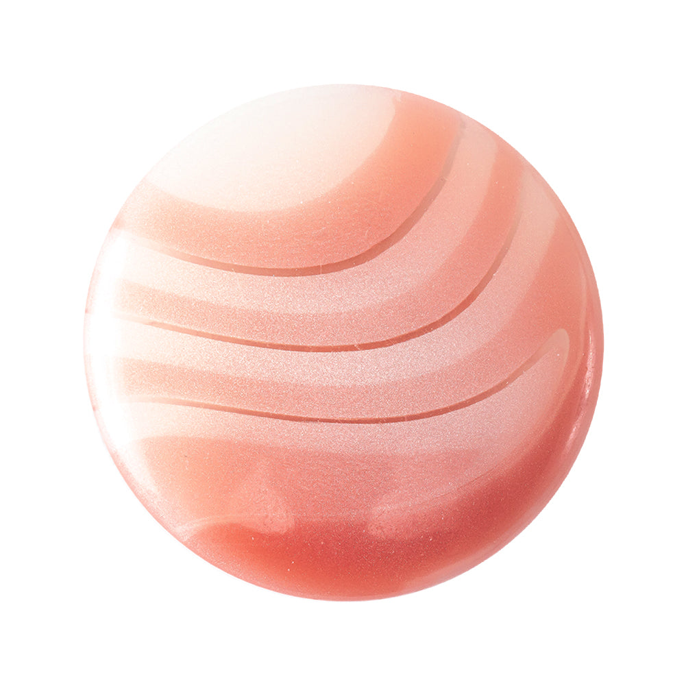 Salmon Sunrise Translucent Abstract Self-Shank Back Plastic Button - 48L/30.5mm Salmon Sunrise Translucent Abstract Self-Shank Back Plastic Button - 48L/30.5mm