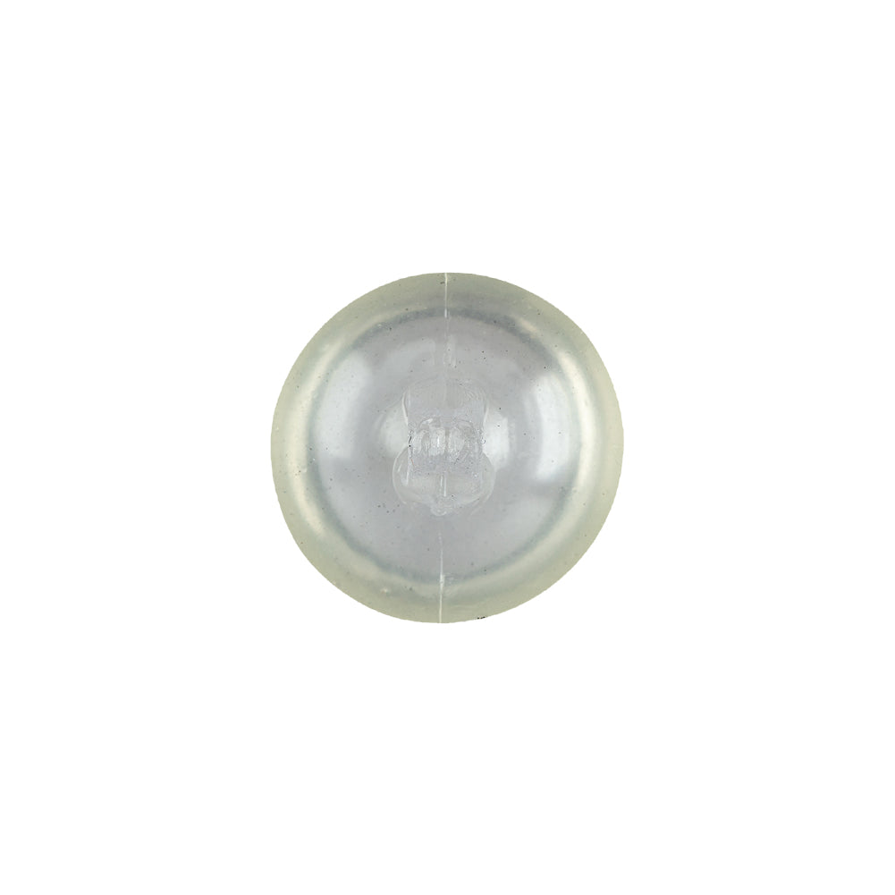 Translucent Dome Shaped Shank Back Plastic Button - 24L/15mm Detail Translucent Dome Shaped Shank Back Plastic Button - 24L/15mm Detail