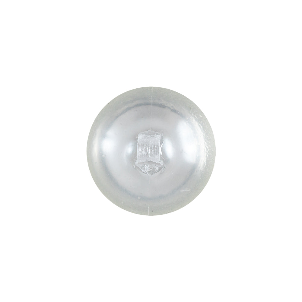 Translucent Dome Shaped Shank Back Plastic Button - 28L/18mm Detail Translucent Dome Shaped Shank Back Plastic Button - 28L/18mm Detail