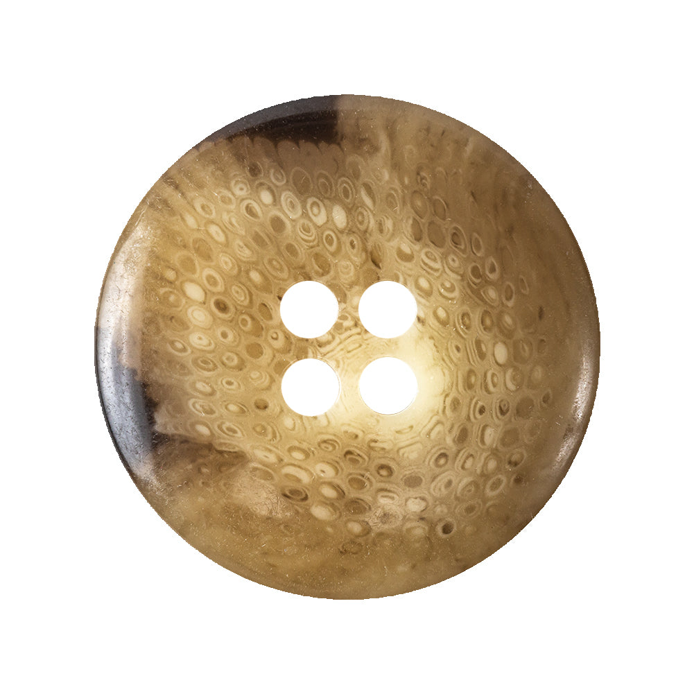 Deep Beige and Brown Swirl Button - 44L/28mm Detail Deep Beige and Brown Swirl Button - 44L/28mm Detail