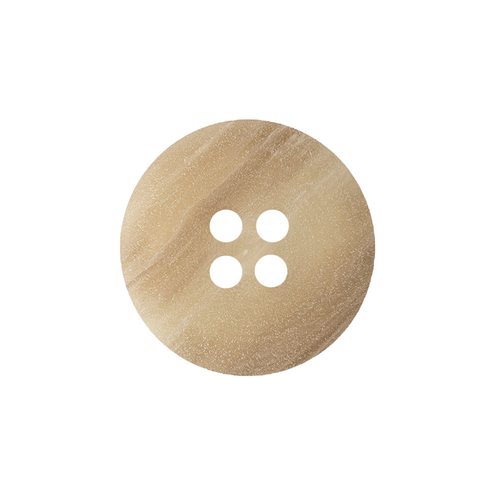 Matte Bone Shallow Plate with Tire Rim 4-Hole Plastic Button - 33L/21mm Detail Matte Bone Shallow Plate with Tire Rim 4-Hole Plastic Button - 33L/21mm Detail