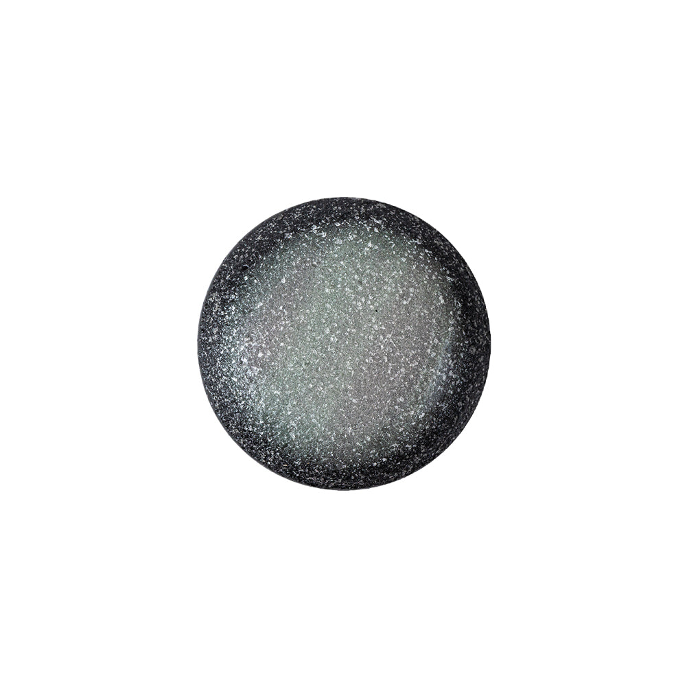 Italian Opal Shimmer, White and Black Speckled Iridescent Shank Back Button - 28L/18mm Italian Opal Shimmer, White and Black Speckled Iridescent Shank Back Button - 28L/18mm