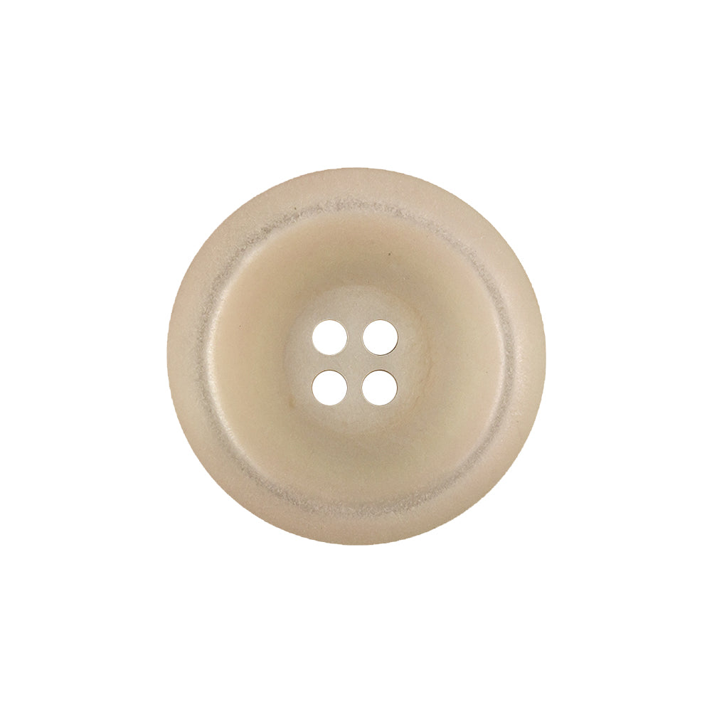 Italian Opalescent Rolled Rim 4-Hole Plastic Button - 36L/23mm Italian Opalescent Rolled Rim 4-Hole Plastic Button - 36L/23mm