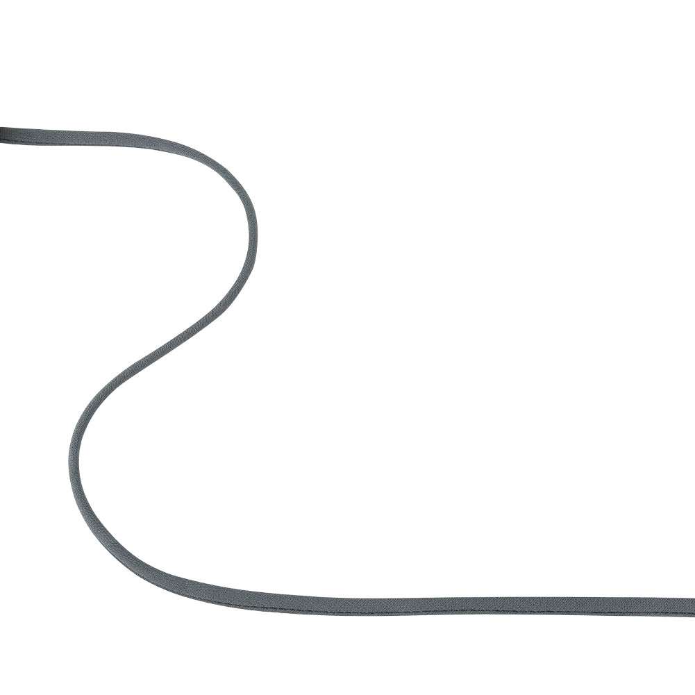 Charcoal Gray Bias Cut Spaghetti Cord - 0.25" Charcoal Gray Bias Cut Spaghetti Cord - 0.25"
