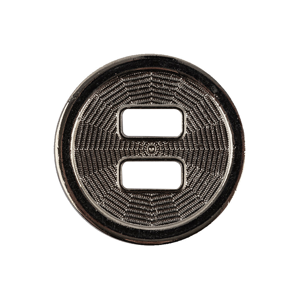 Italian Silver Spider Web Slated Metal Button - 40L/25.5mm Italian Silver Spider Web Slated Metal Button - 40L/25.5mm