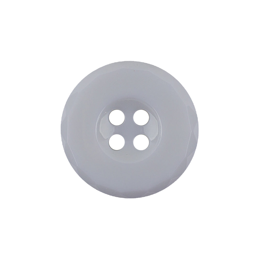 Italian White Casted 4-Hole Nylon Button - 36L/23mm Italian White Casted 4-Hole Nylon Button - 36L/23mm