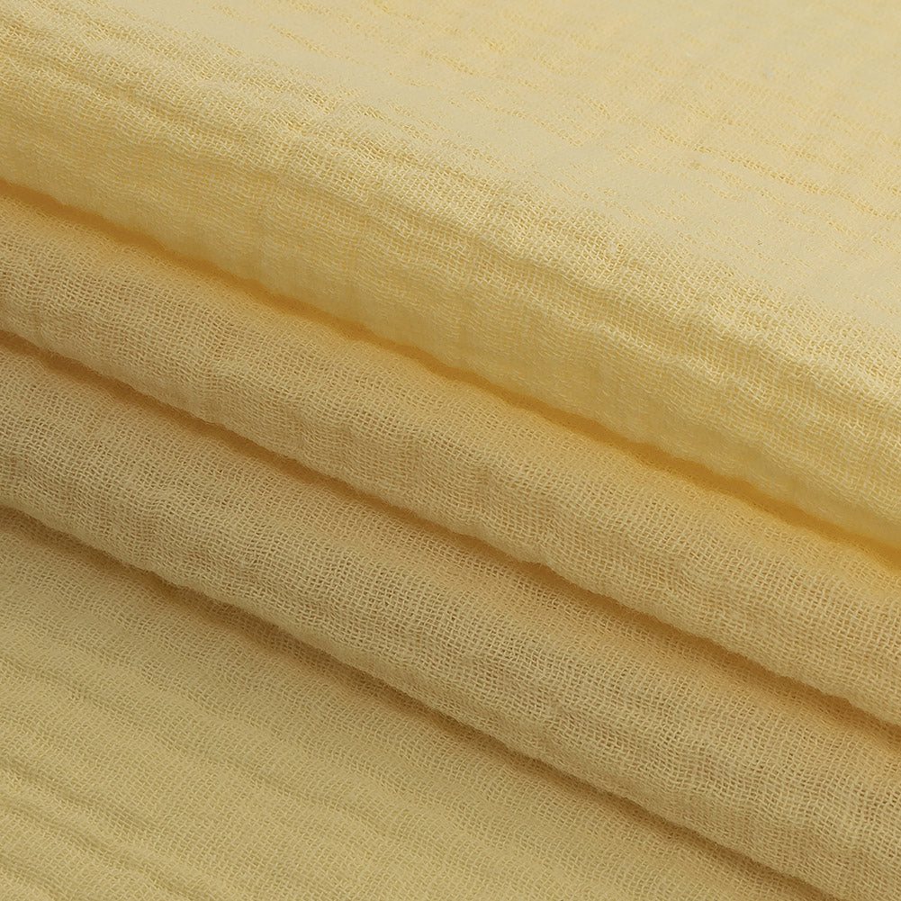 Double Cotton Gauze - Mellow Yellow - Talamanca Collection Detail Double Cotton Gauze - Mellow Yellow - Talamanca Collection Detail