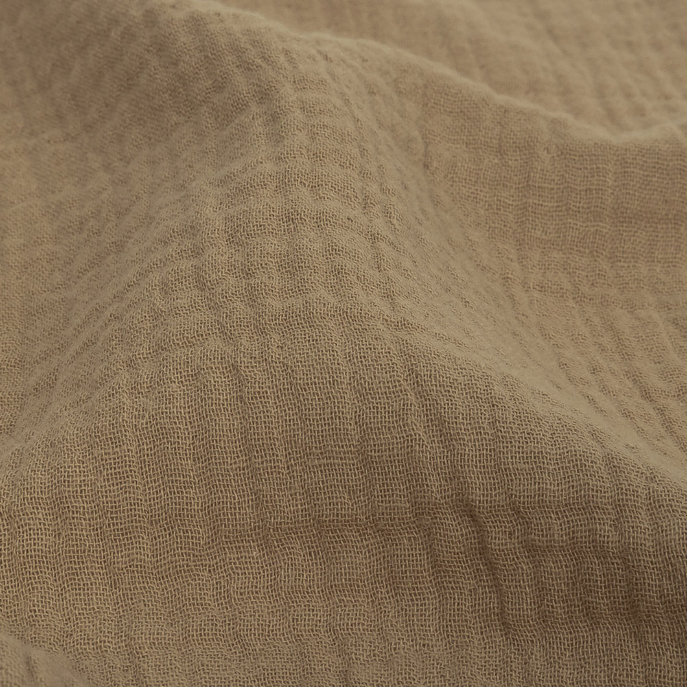 Double Cotton Gauze - Taupe - Talamanca Collection Full Double Cotton Gauze - Taupe - Talamanca Collection Full