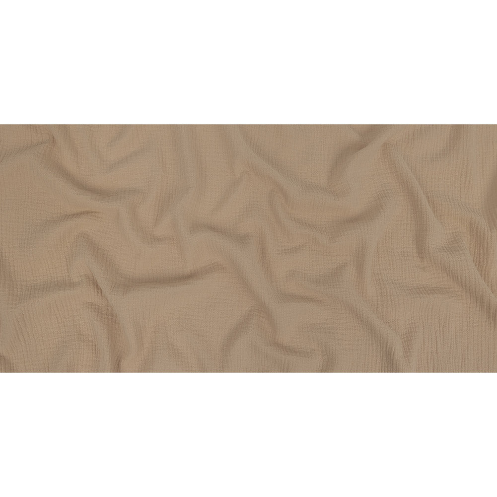 Double Cotton Gauze - Beige - Talamanca Collection Folded Double Cotton Gauze - Beige - Talamanca Collection Folded