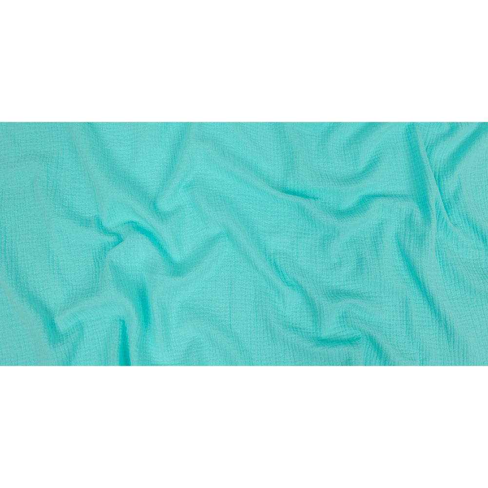 Double Cotton Gauze - Aqua - Talamanca Collection Full Double Cotton Gauze - Aqua - Talamanca Collection Full