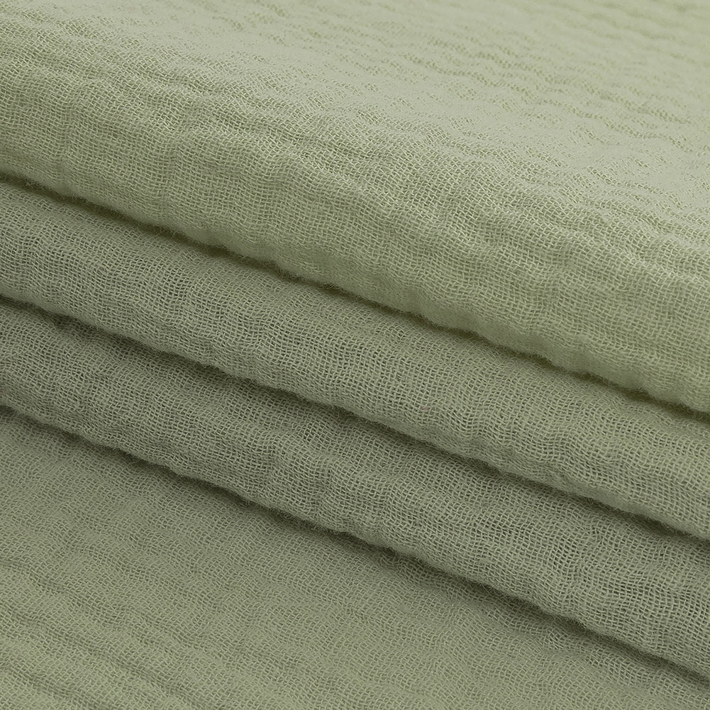 Double Cotton Gauze - Mint - Talamanca Collection Detail Double Cotton Gauze - Mint - Talamanca Collection Detail