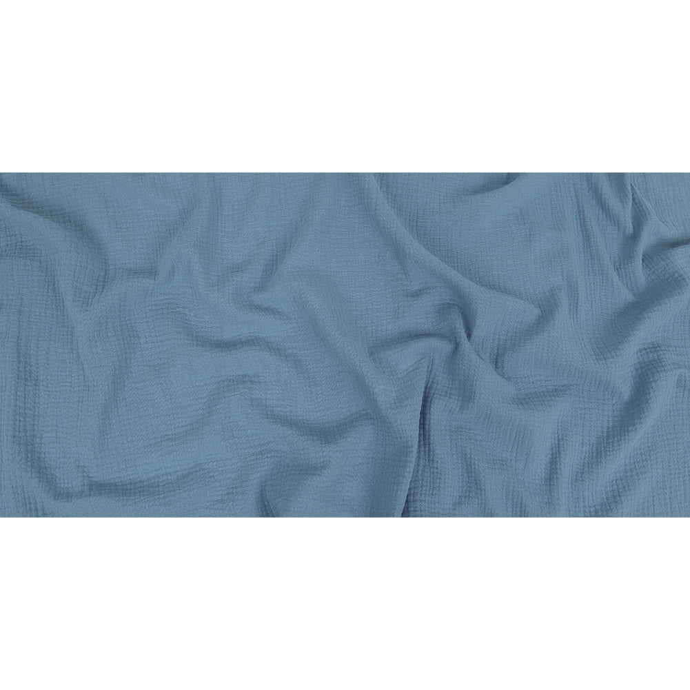 Double Cotton Gauze - Steel Blue - Talamanca Collection Full Double Cotton Gauze - Steel Blue - Talamanca Collection Full