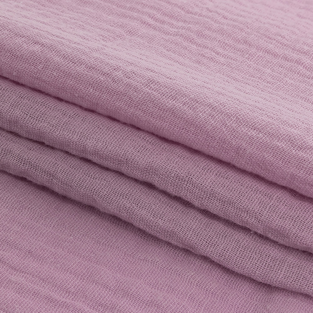Double Cotton Gauze - Fragrant Lilac - Talamanca Collection Detail Double Cotton Gauze - Fragrant Lilac - Talamanca Collection Detail