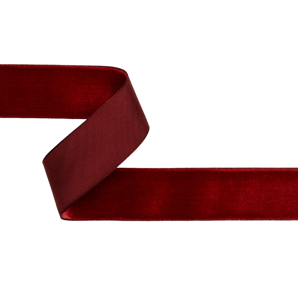 Velvet Ribbon Single Faced - 1.375" - Cocktail Red Velvet Ribbon Single Faced - 1.375" - Cocktail Red
