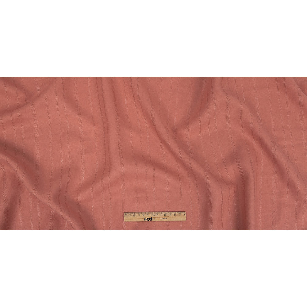 Dusty Pink Patterned Stripes Linen Dobby Full Dusty Pink Patterned Stripes Linen Dobby Full