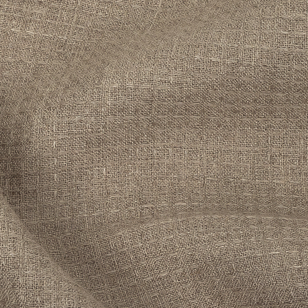 Natural Waffle Woven Linen Dobby Detail Natural Waffle Woven Linen Dobby Detail