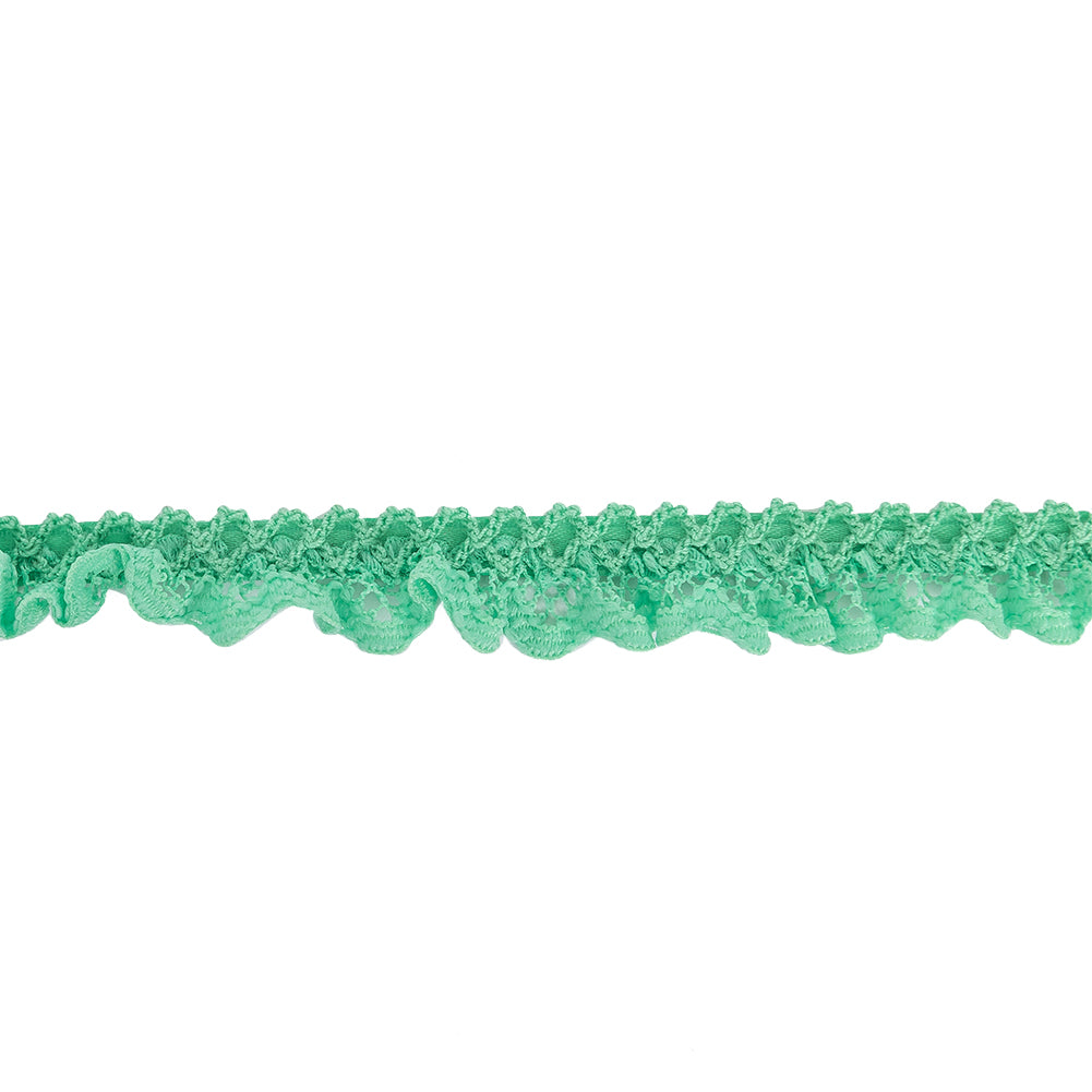 Spearmint Criss Cross Crochet Trimming - 0.625" Spearmint Criss Cross Crochet Trimming - 0.625"