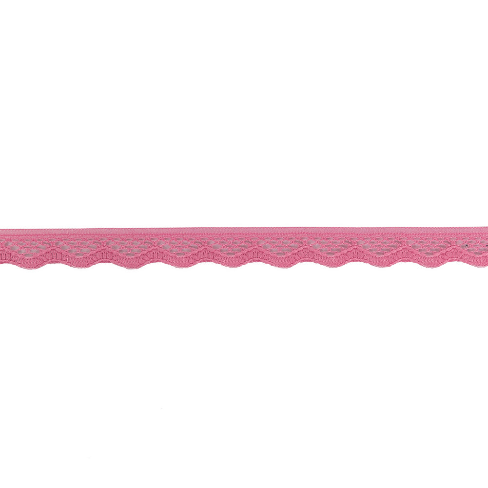 Rosebloom Scalloped Edge Lace Geometric Trimming - 0.5" Rosebloom Scalloped Edge Lace Geometric Trimming - 0.5"
