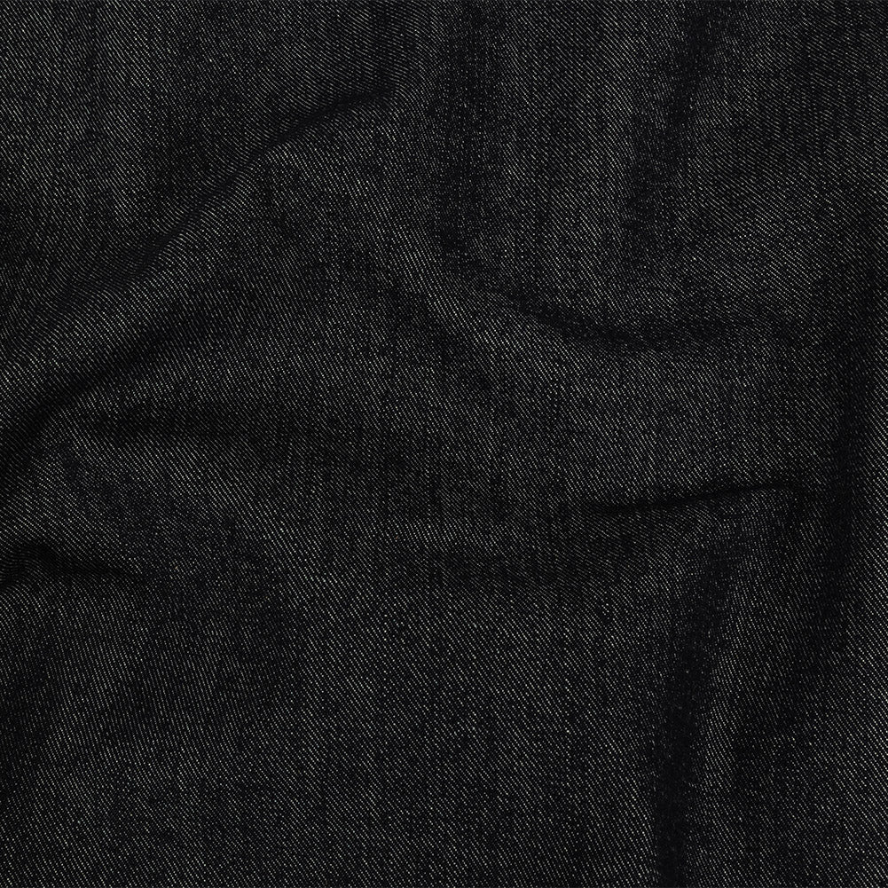 Heavyweight Blue Graphite Cotton Denim Twill