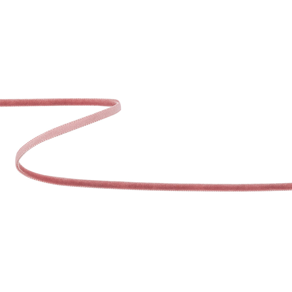 Plentiful Pink Single Face Velvet Ribbon - 0.125" Plentiful Pink Single Face Velvet Ribbon - 0.125"