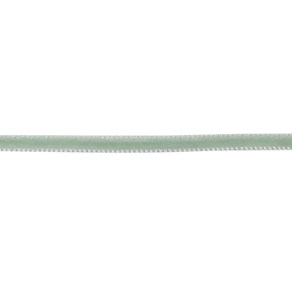 Bok Choy Single Face Velvet Ribbon - 0.125" Detail Bok Choy Single Face Velvet Ribbon - 0.125" Detail