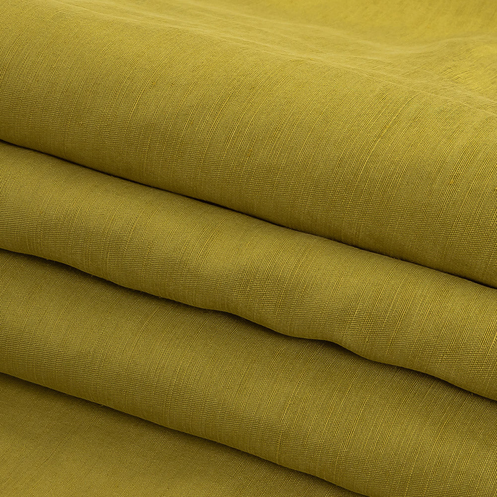 Turia Kiwi Satin-Faced Linen and Silk Dupioni Detail Turia Kiwi Satin-Faced Linen and Silk Dupioni Detail