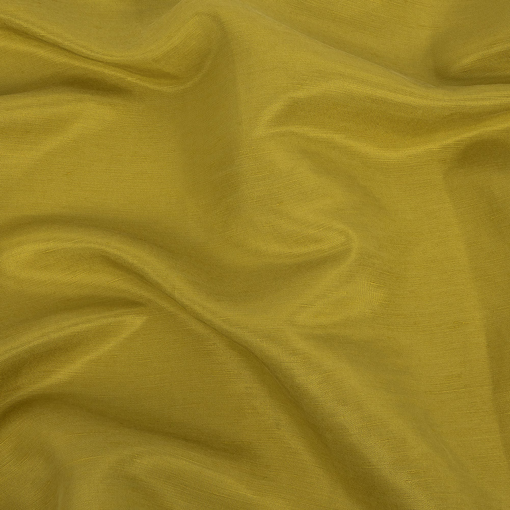 Turia Kiwi Satin-Faced Linen and Silk Dupioni Turia Kiwi Satin-Faced Linen and Silk Dupioni