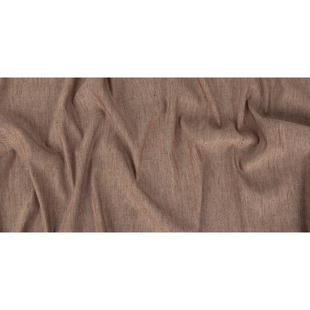 Heathered Cocoa Stretch Linen and Rayon Woven Full Heathered Cocoa Stretch Linen and Rayon Woven Full