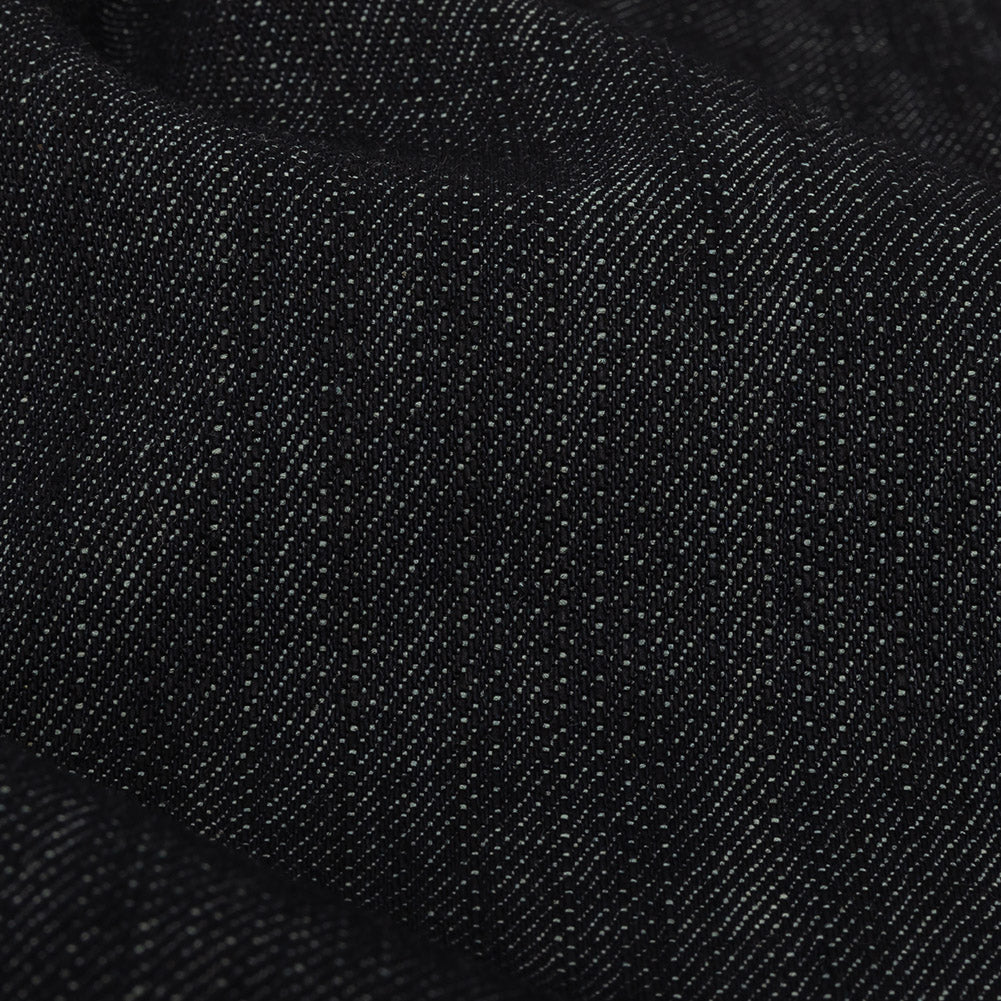 Indigo Cotton Denim Twill Detail