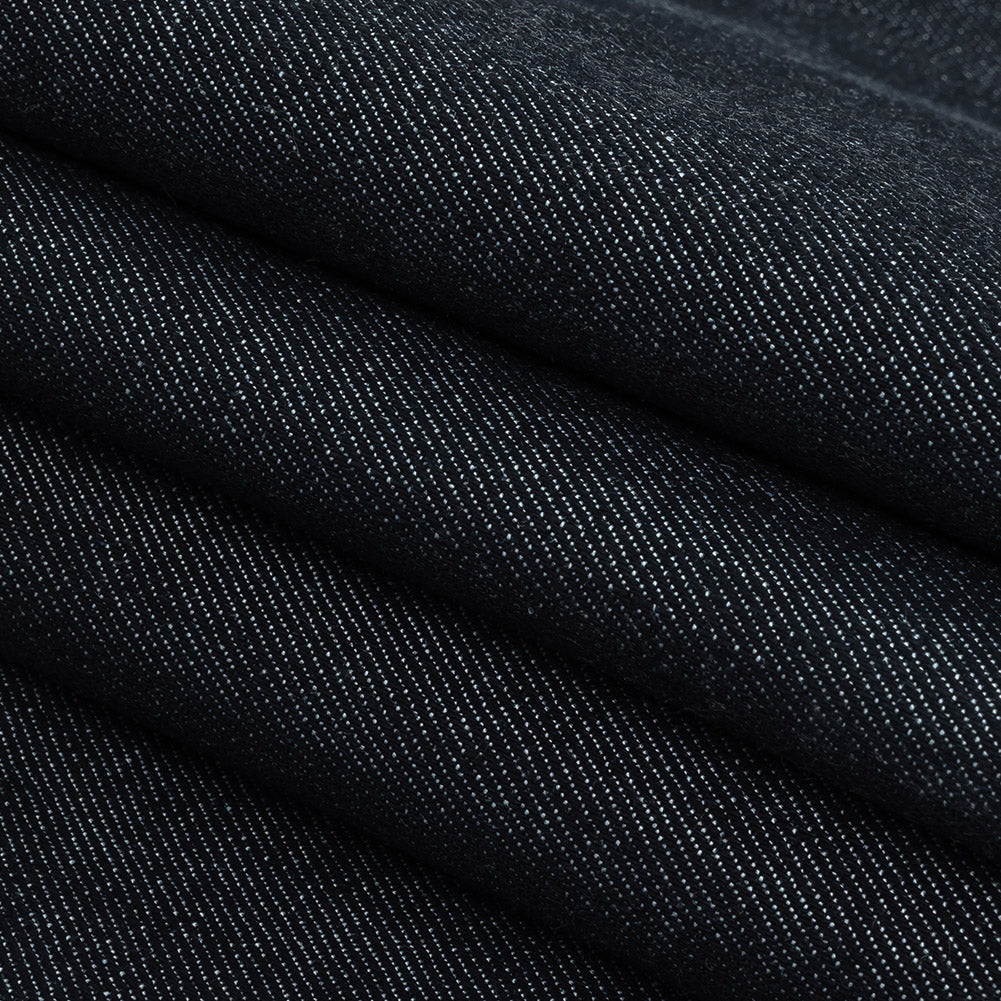 Durable Midnight Indigo Cotton Denim Twill Folded Durable Midnight Indigo Cotton Denim Twill Folded