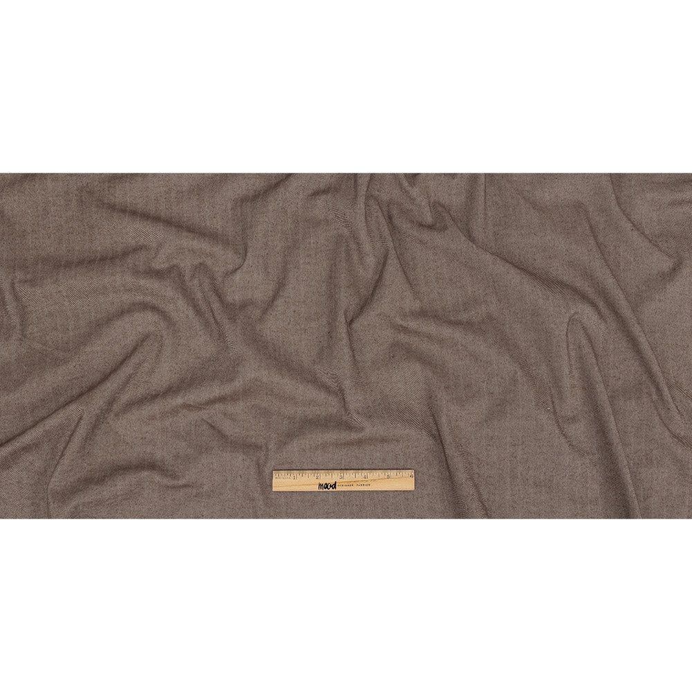 Chestnut Herringbone Stretch Blended Cotton Suiting Folded Chestnut Herringbone Stretch Blended Cotton Suiting Folded