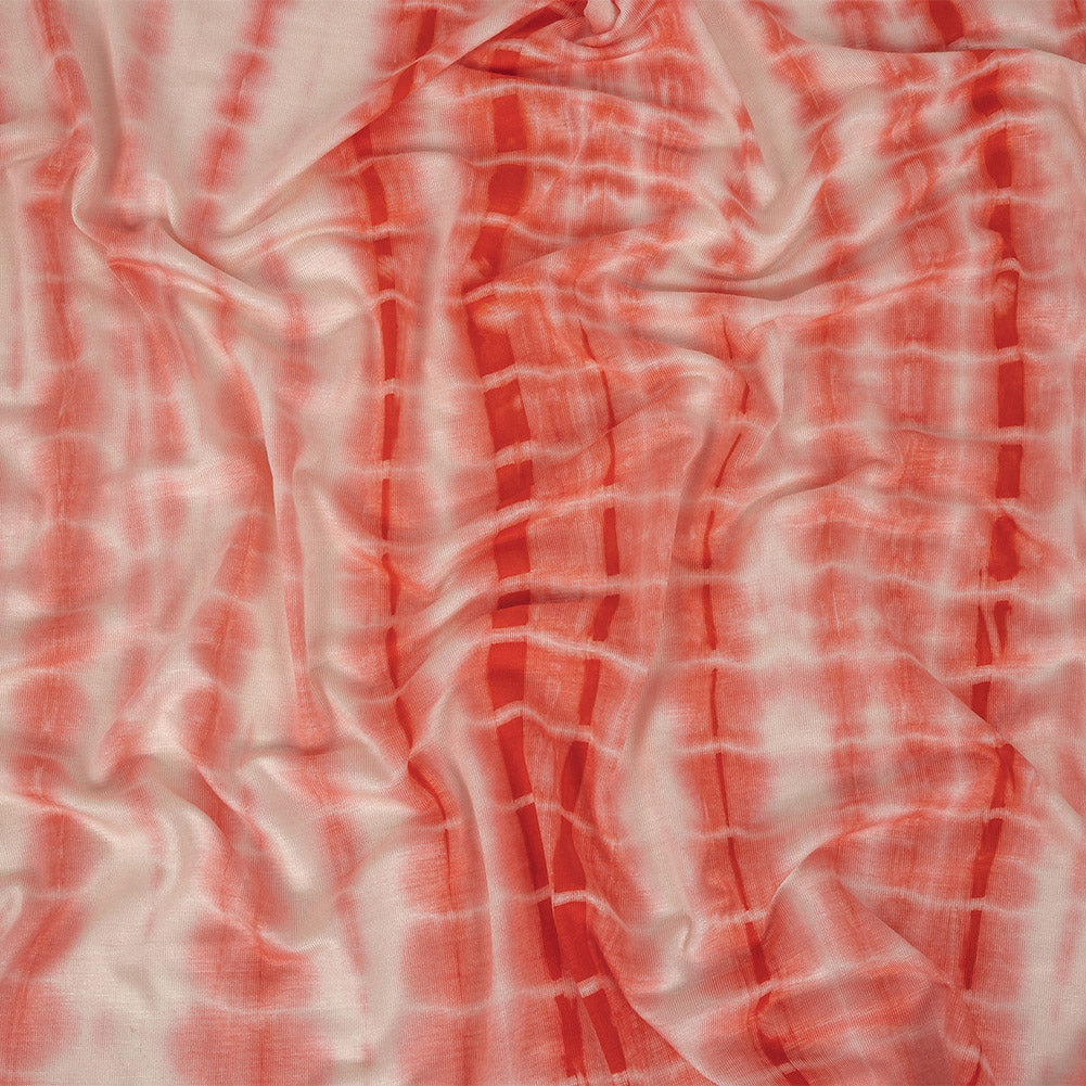Coral Spine Tie Dye Rayon Jersey Coral Spine Tie Dye Rayon Jersey
