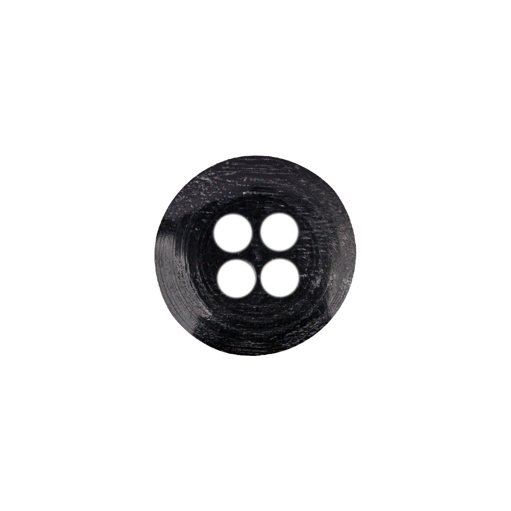 Black Horn Blazer Button - 24L/15mm Detail Black Horn Blazer Button - 24L/15mm Detail