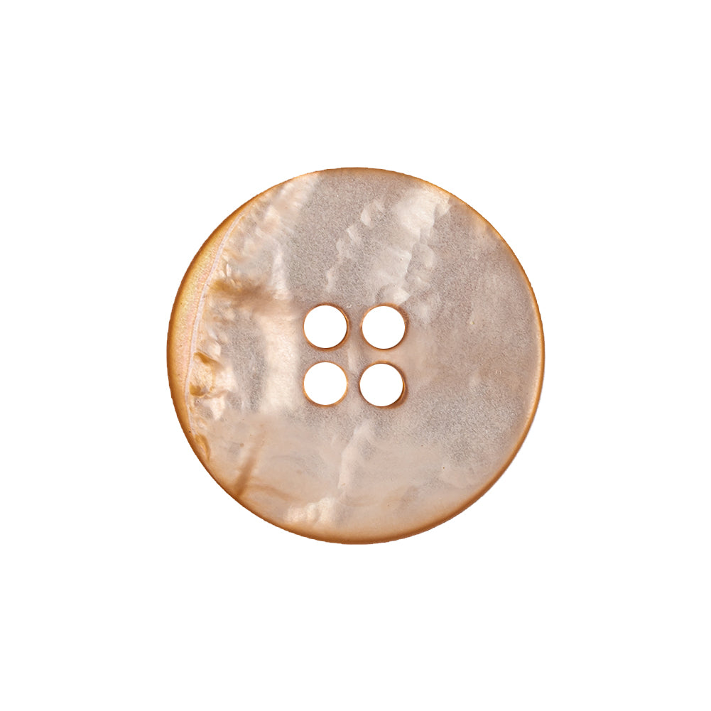 Italian Sherbert Iridescent 4-Hole Tire Rim Shell Button - 36L/23mm Detail Italian Sherbert Iridescent 4-Hole Tire Rim Shell Button - 36L/23mm Detail