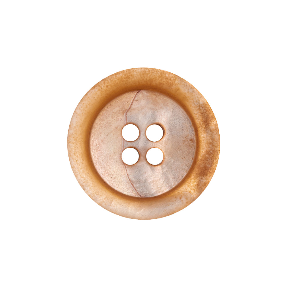 Italian Sherbert Iridescent 4-Hole Tire Rim Shell Button - 36L/23mm Italian Sherbert Iridescent 4-Hole Tire Rim Shell Button - 36L/23mm