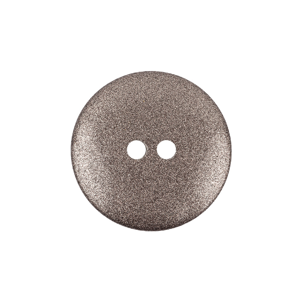 Raspberry Soda and Silver Glitter Iridescent 2-Hole Rolled Rim Button - 36L/23mm Detail Raspberry Soda and Silver Glitter Iridescent 2-Hole Rolled Rim Button - 36L/23mm Detail