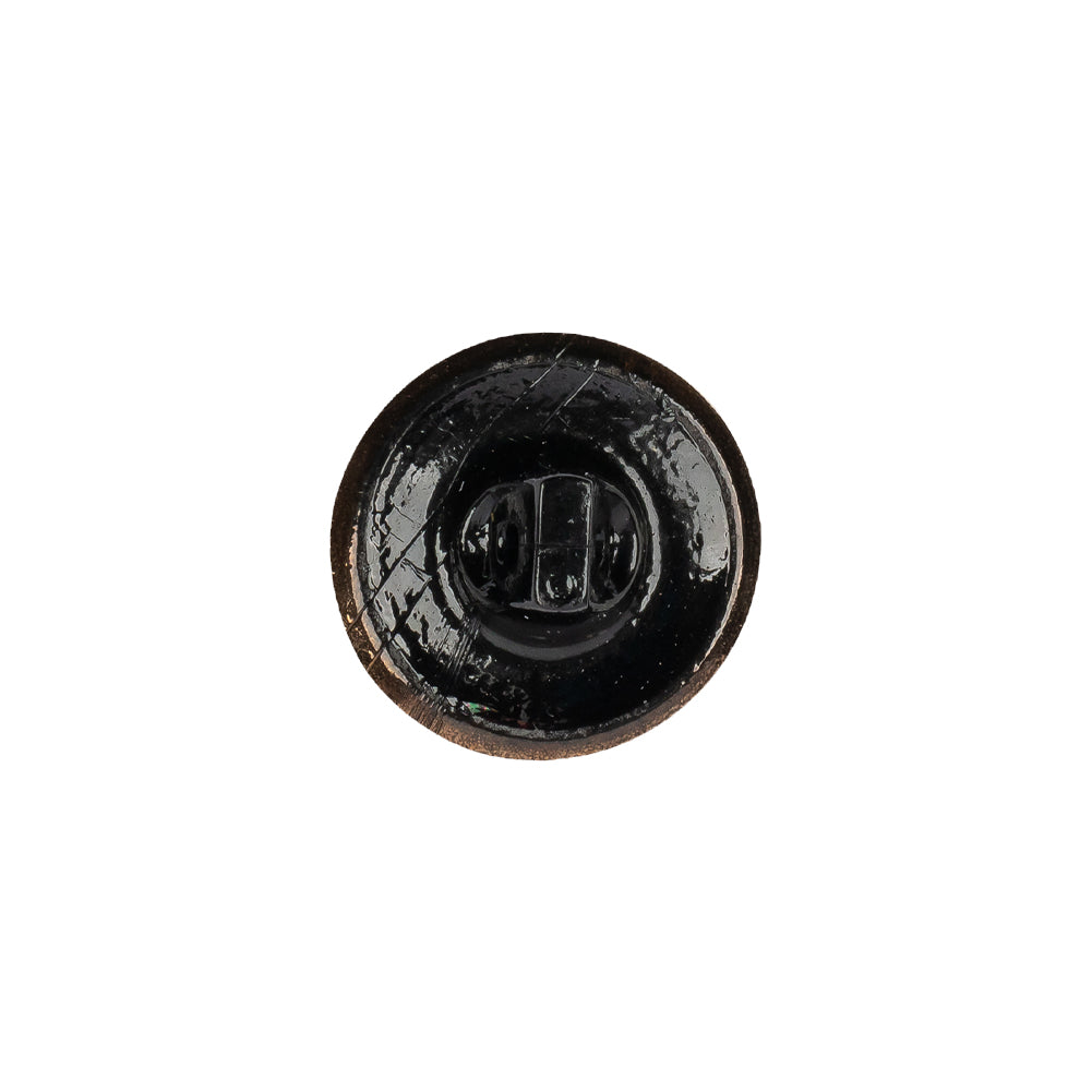 Vintage Gold Faceted Glass Shank Back Button - 24L/15mm Detail Vintage Gold Faceted Glass Shank Back Button - 24L/15mm Detail