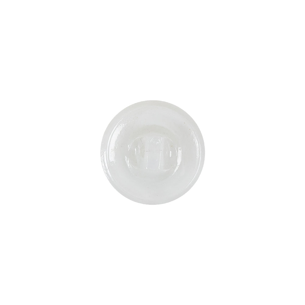 Vintage Chalk White AB Faceted Shank Back Button - 20L/12.5mm Detail Vintage Chalk White AB Faceted Shank Back Button - 20L/12.5mm Detail