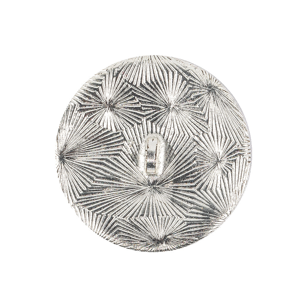 Vintage Swarovski Jet, Crystal Rhinestones and Silver Metal Shank Back Button - 40L/25.5mm Detail Vintage Swarovski Jet, Crystal Rhinestones and Silver Metal Shank Back Button - 40L/25.5mm Detail