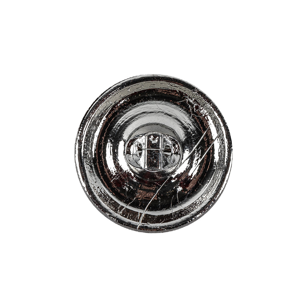 Vintage Twist Glass Shank Back Button with Silver Backing - 34L/21.5mm Detail Vintage Twist Glass Shank Back Button with Silver Backing - 34L/21.5mm Detail
