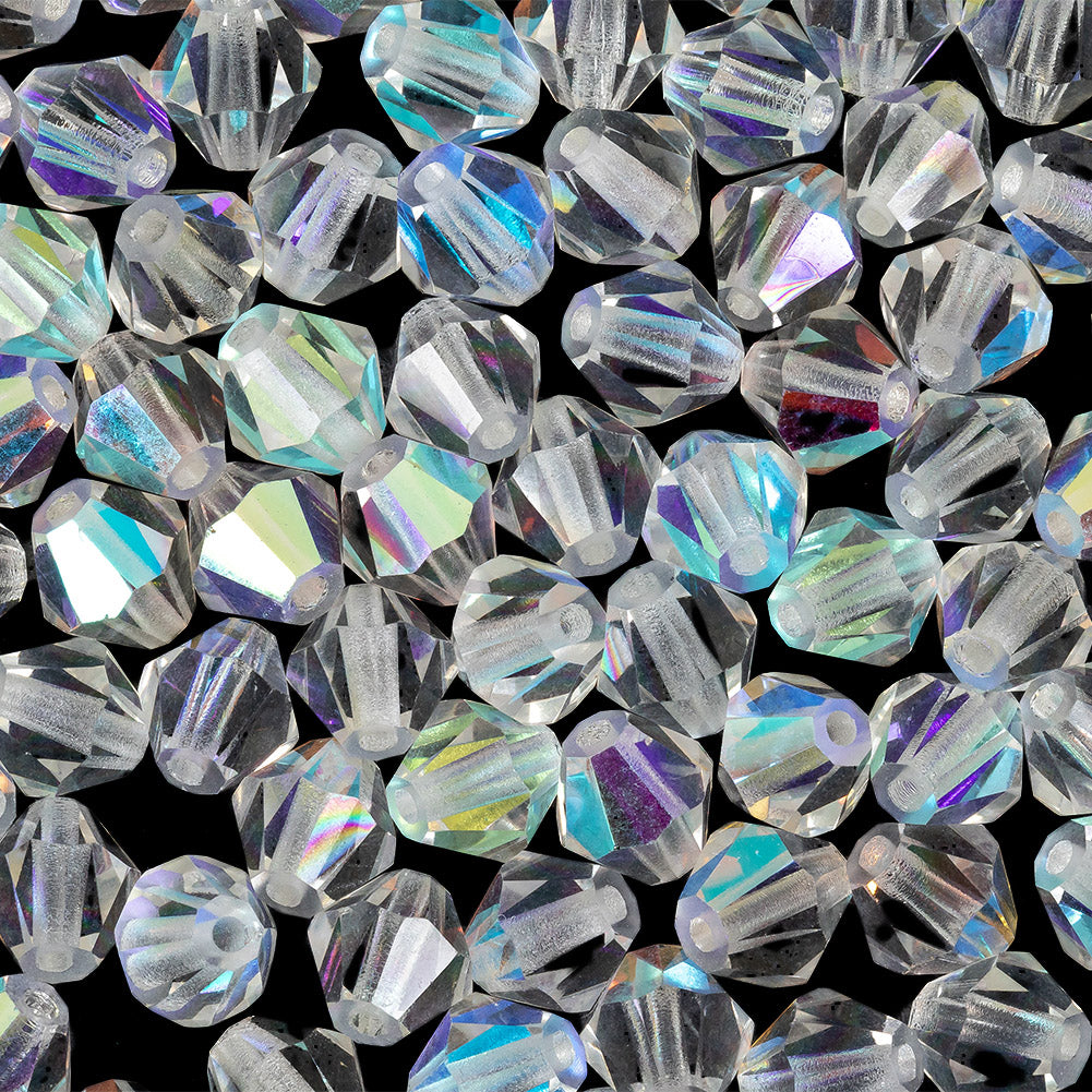Vintage Iridescent Crystal Bead Trim - 6mm Vintage Iridescent Crystal Bead Trim - 6mm