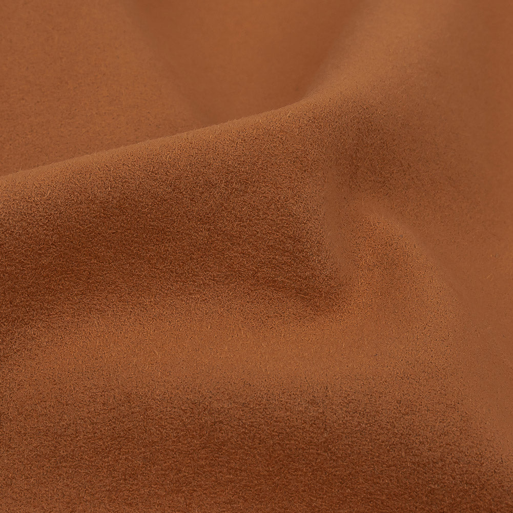 Italian Caramel Faux Ultrasuede Detail Italian Caramel Faux Ultrasuede Detail