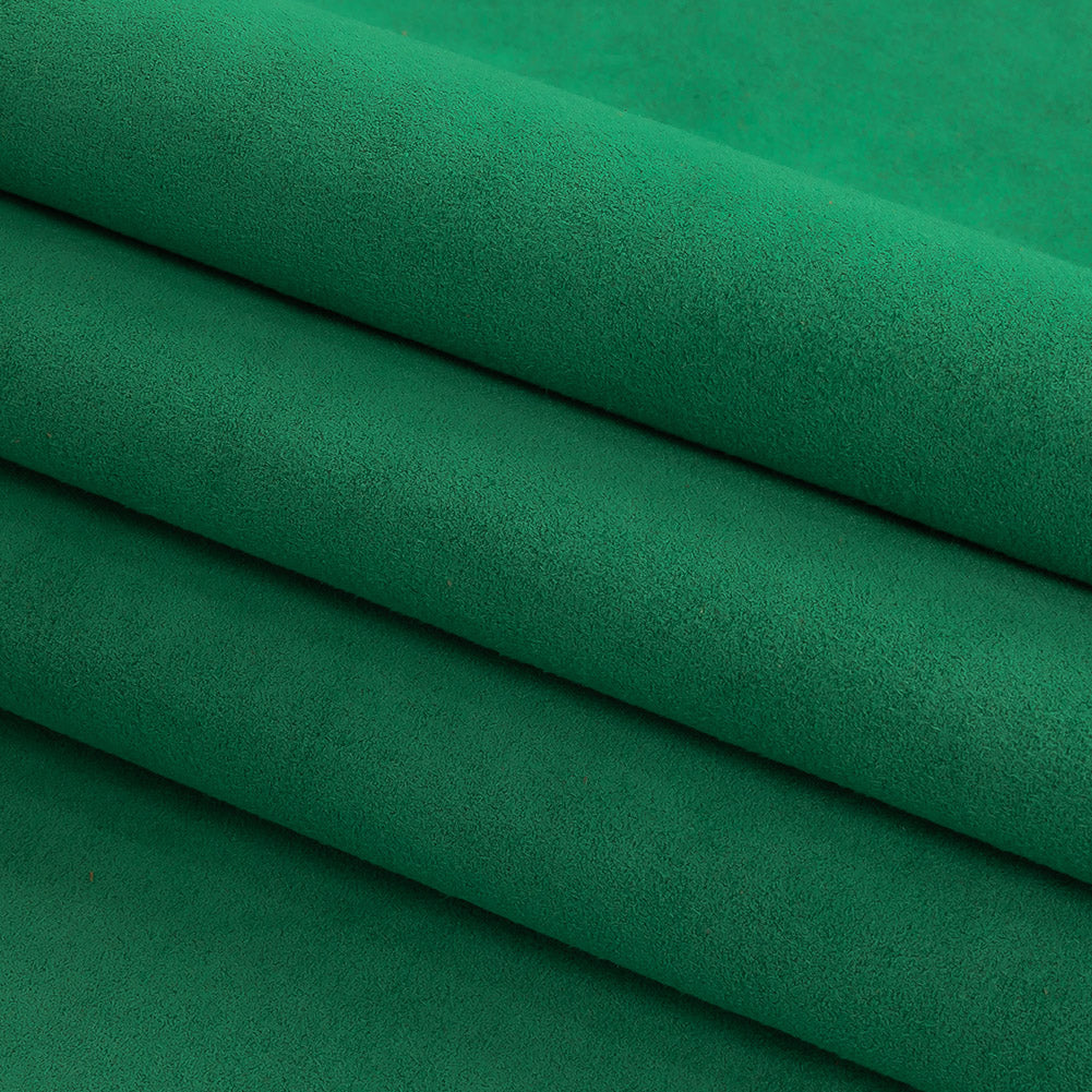 Italian Irish Green Faux Ultrasuede Folded Italian Irish Green Faux Ultrasuede Folded