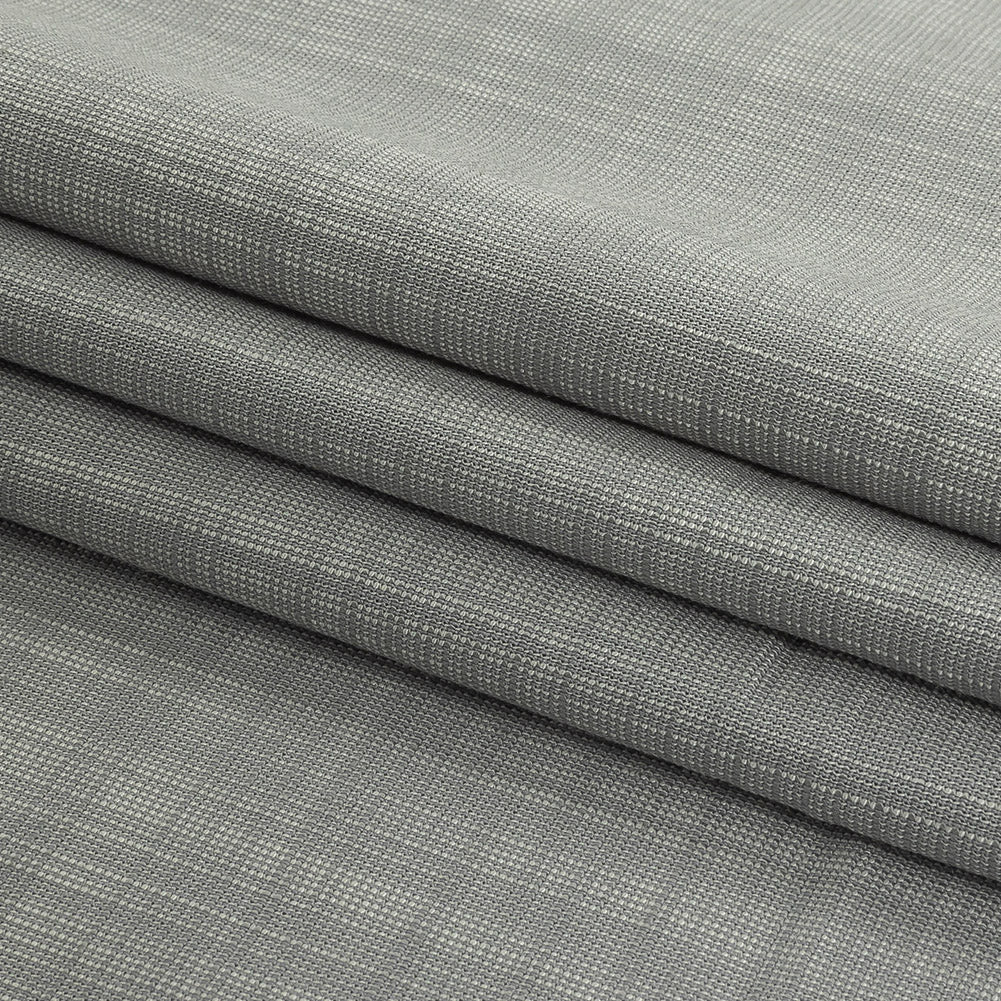 Italian Striated Gray Blended Viscose Woven Folded Italian Striated Gray Blended Viscose Woven Folded