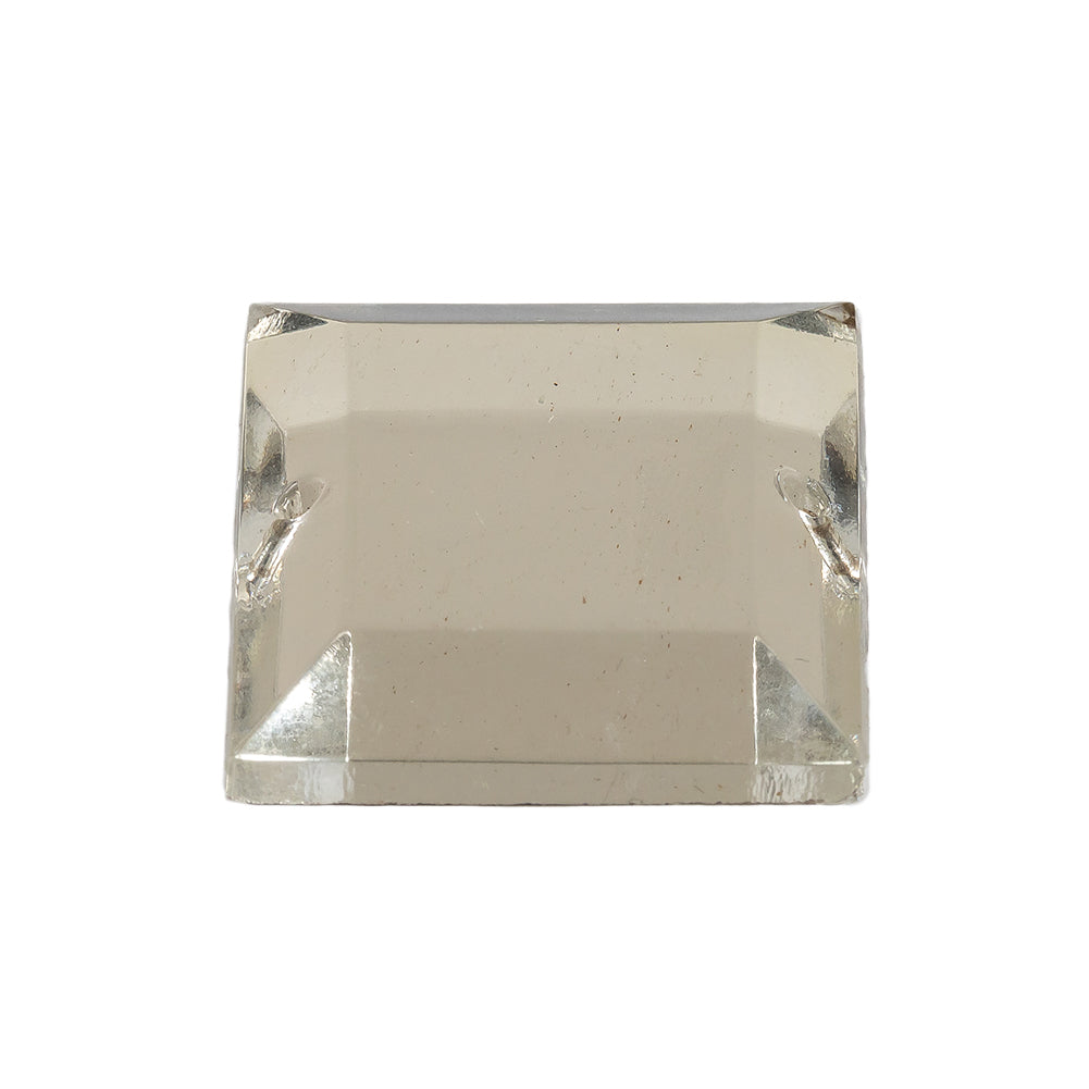 Vintage Crystal Sew-On Beveled Square Ornament with Gold Backing - 50L/23mm Folded Vintage Crystal Sew-On Beveled Square Ornament with Gold Backing - 50L/23mm Folded