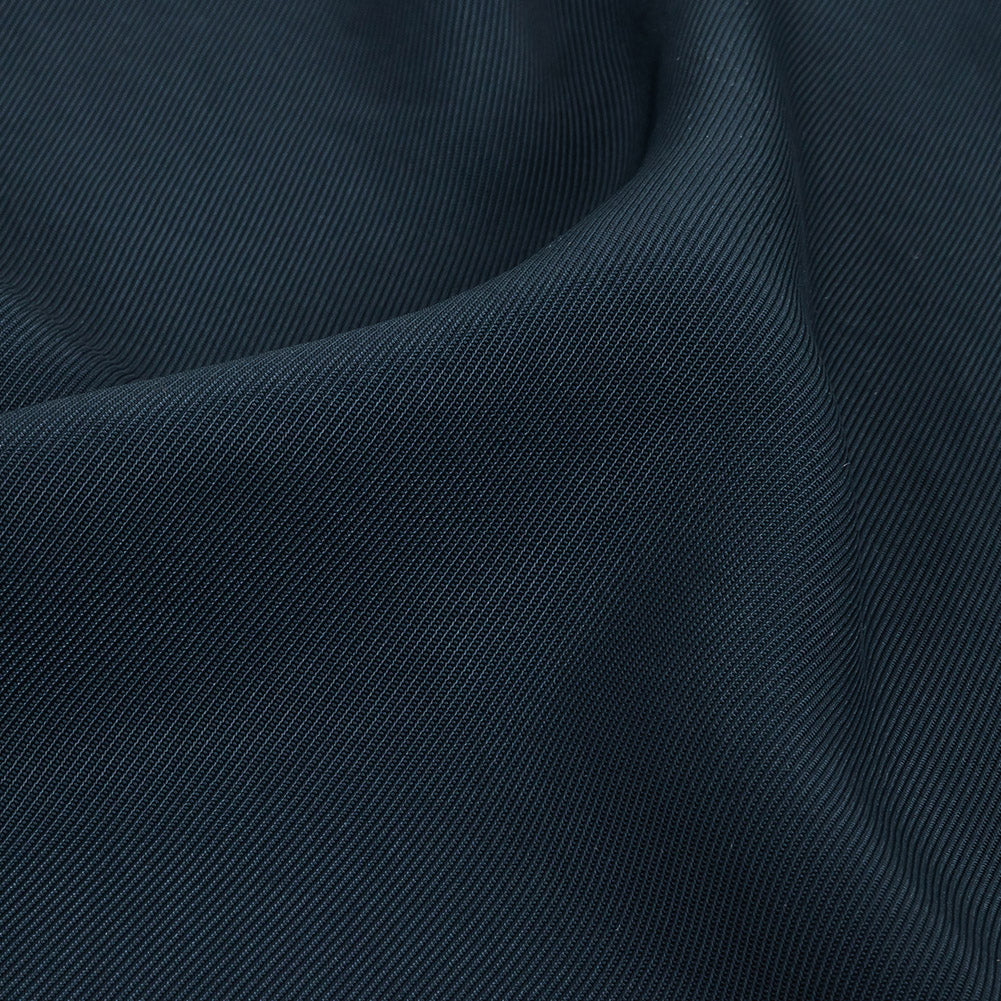 Navy Sleek Polyester Twill Detail Navy Sleek Polyester Twill Detail
