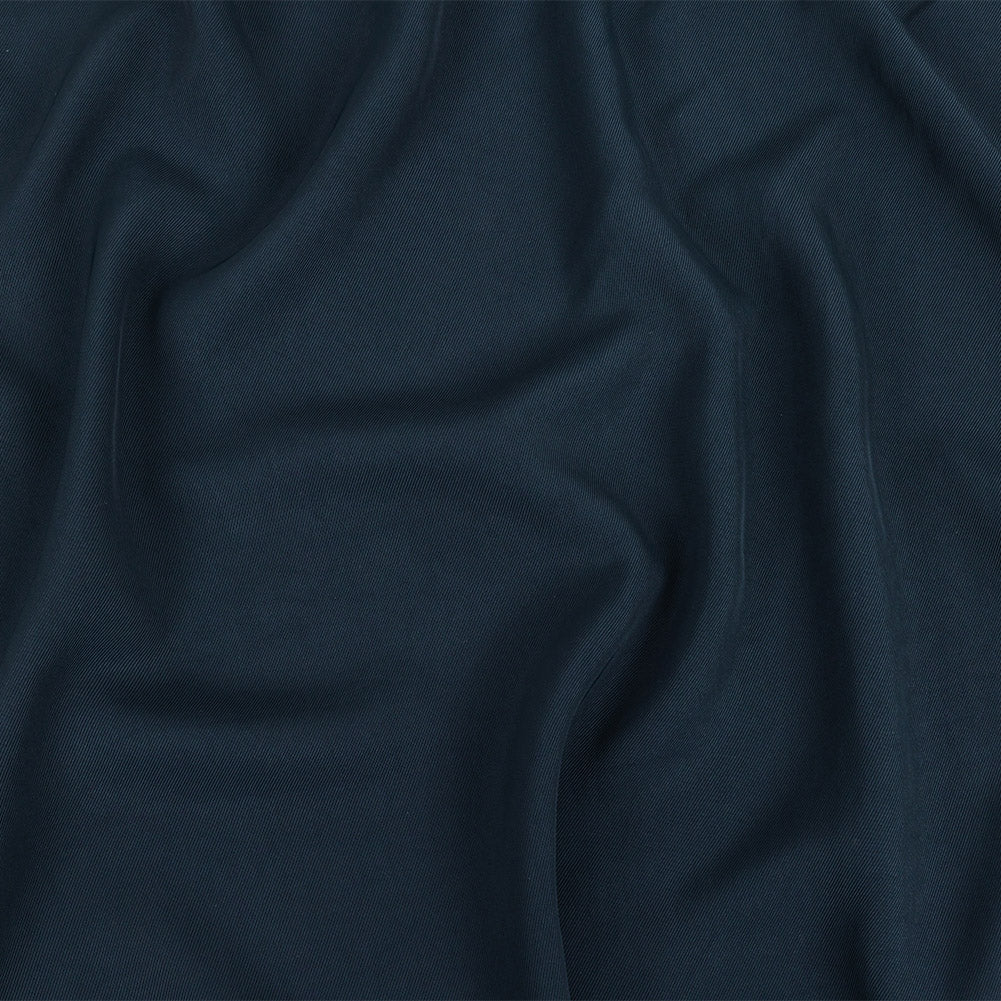 Navy Sleek Polyester Twill Navy Sleek Polyester Twill