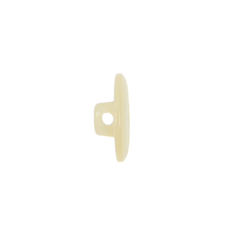 Vintage Ivory Abstract Pearlescent Shank Back Plastic Button - 24L/15mm Folded Vintage Ivory Abstract Pearlescent Shank Back Plastic Button - 24L/15mm Folded